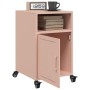 Mesitas de noche 2 unidades acero rosa 36x39x59 cm de , Mesitas de noche - Ref: Foro24-846719, Precio: 83,47 €, Descuento: %