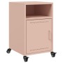 Mesitas de noche 2 unidades acero rosa 36x39x59 cm de , Mesitas de noche - Ref: Foro24-846719, Precio: 83,47 €, Descuento: %