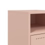 Mesitas de noche 2 unidades acero rosa 36x39x59 cm de , Mesitas de noche - Ref: Foro24-846719, Precio: 83,47 €, Descuento: %