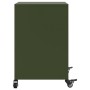 Mesitas de noche 2 unidades acero verde oliva 36x39x59 cm de , Mesitas de noche - Ref: Foro24-846725, Precio: 83,47 €, Descue...