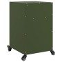 Mesitas de noche 2 unidades acero verde oliva 36x39x59 cm de , Mesitas de noche - Ref: Foro24-846725, Precio: 83,47 €, Descue...