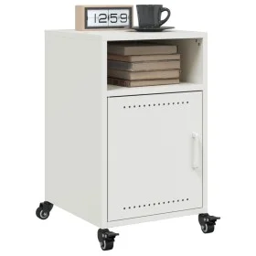 Mesitas de noche 2 unidades acero blanco 36x39x59 cm de , Mesitas de noche - Ref: Foro24-846727, Precio: 99,35 €, Descuento: %
