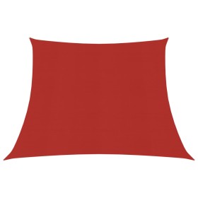 Toldo de vela HDPE rojo 160 g/m² 3/4x3 m de vidaXL, Sombrillas - Ref: Foro24-311654, Precio: 33,55 €, Descuento: %