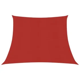 Toldo de vela HDPE rojo 160 g/m² 3/4x3 m de vidaXL, Sombrillas - Ref: Foro24-311654, Precio: 32,90 €, Descuento: %