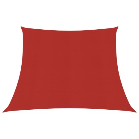 Toldo de vela HDPE rojo 160 g/m² 3/4x3 m de vidaXL, Sombrillas - Ref: Foro24-311654, Precio: 33,55 €, Descuento: %