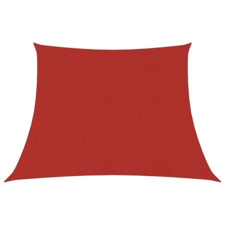 Toldo de vela HDPE rojo 160 g/m² 3/4x3 m de vidaXL, Sombrillas - Ref: Foro24-311654, Precio: 32,90 €, Descuento: %