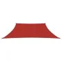 Toldo de vela HDPE rojo 160 g/m² 3/4x3 m de vidaXL, Sombrillas - Ref: Foro24-311654, Precio: 32,90 €, Descuento: %