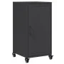 Aparador de acero laminado en frío negro 36x39x72 cm de , Aparadores - Ref: Foro24-846674, Precio: 72,82 €, Descuento: %