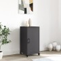 Aparador de acero laminado en frío negro 36x39x72 cm de , Aparadores - Ref: Foro24-846674, Precio: 75,71 €, Descuento: %