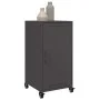 Aparador de acero laminado en frío negro 36x39x72 cm de , Aparadores - Ref: Foro24-846674, Precio: 72,82 €, Descuento: %