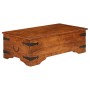 Mesa de centro madera maciza acacia acabado miel 110x55x35 cm en Mesas de centro | Comprar online en Foru.es