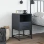 Bedside table in anthracite gray steel, 36x39x60.5 cm by , Nightstands - Ref: Foro24-846558, Price: 61,18 €, Discount: %