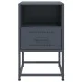 Bedside table in anthracite gray steel, 36x39x60.5 cm by , Nightstands - Ref: Foro24-846558, Price: 61,18 €, Discount: %
