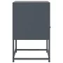 Bedside table in anthracite gray steel, 36x39x60.5 cm by , Nightstands - Ref: Foro24-846558, Price: 61,18 €, Discount: %