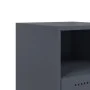 Bedside table in anthracite gray steel, 36x39x60.5 cm by , Nightstands - Ref: Foro24-846558, Price: 61,18 €, Discount: %