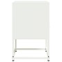 Mesita de noche de acero blanco 36x39x60,5 cm de , Mesitas de noche - Ref: Foro24-846564, Precio: 45,74 €, Descuento: %