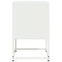 Mesita de noche de acero blanco 36x39x60,5 cm de , Mesitas de noche - Ref: Foro24-846564, Precio: 45,30 €, Descuento: %