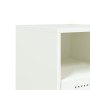 Mesita de noche de acero blanco 36x39x60,5 cm de , Mesitas de noche - Ref: Foro24-846564, Precio: 45,74 €, Descuento: %
