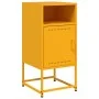 Mesita de noche acero amarillo mostaza 36x39x78 cm de , Mesitas de noche - Ref: Foro24-846572, Precio: 54,01 €, Descuento: %