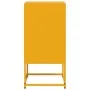 Mesita de noche acero amarillo mostaza 36x39x78 cm de , Mesitas de noche - Ref: Foro24-846572, Precio: 54,01 €, Descuento: %
