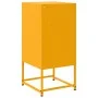 Mesita de noche acero amarillo mostaza 36x39x78 cm de , Mesitas de noche - Ref: Foro24-846572, Precio: 54,01 €, Descuento: %