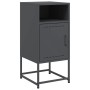 Mesita de noche acero gris antracita 36x39x78 cm de , Mesitas de noche - Ref: Foro24-846570, Precio: 65,50 €, Descuento: %