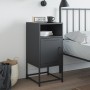 Mesita de noche acero gris antracita 36x39x78 cm de , Mesitas de noche - Ref: Foro24-846570, Precio: 65,50 €, Descuento: %