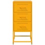 Mesitas de noche 2 uds acero amarillo mostaza 36x39x78 cm de , Mesitas de noche - Ref: Foro24-846585, Precio: 120,20 €, Descu...