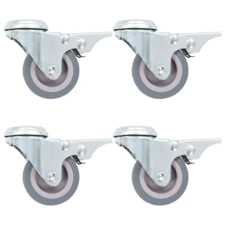 Ruedas giratorias con agujero pasador 16 unidades 50 mm de , Manipulación de materiales - Ref: Foro24-277848, Precio: 44,70 €...