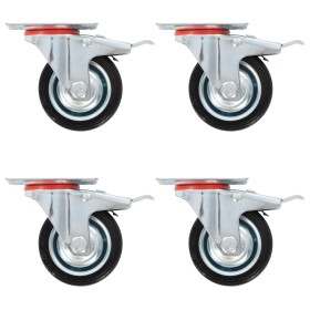 Ruedas giratorias 8 unidades 75 mm de , Manipulación de materiales - Ref: Foro24-277946, Precio: 41,75 €, Descuento: %