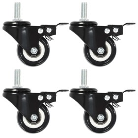 Ruedas giratorias con frenos 16 unidades 50 mm de , Manipulación de materiales - Ref: Foro24-277933, Precio: 65,63 €, Descuen...