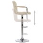 Taburetes de barra de cocina 2 unidades tela color crema de , Taburetes de cocina - Ref: Foro24-283421, Precio: 129,26 €, Des...