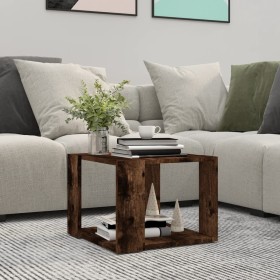 Mesa de centro madera contrachapada roble ahumado 40x40x30 cm de , Mesas de centro - Ref: Foro24-815168, Precio: 30,82 €, Des...