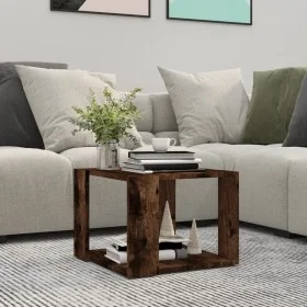 Rauchige Eichenholz-Sperrholz-Couchtisch 40x40x30 cm von , Couchtisch - Ref: Foro24-815168, Preis: 31,86 €, Rabatt: %