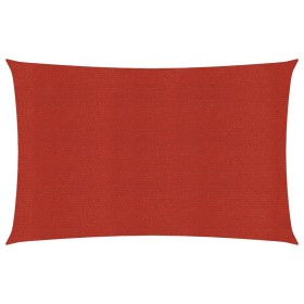 Toldo de vela rojo HDPE 160 g/m² 3,5x5 m de vidaXL, Sombrillas - Ref: Foro24-311627, Precio: 43,27 €, Descuento: %