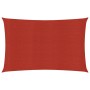 Toldo de vela rojo HDPE 160 g/m² 3,5x5 m de vidaXL, Sombrillas - Ref: Foro24-311627, Precio: 43,27 €, Descuento: %
