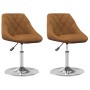 Sillas de comedor giratorias 2 unidades terciopelo marrón de , Sillas de comedor - Ref: Foro24-335281, Precio: 119,41 €, Desc...