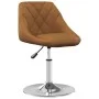 Drehbare Esszimmerstühle, 2 Stück, braunes Samtgewebe. von , Essstühle - Ref: Foro24-335281, Preis: 117,26 €, Rabatt: %