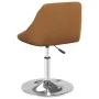 Drehbare Esszimmerstühle, 2 Stück, braunes Samtgewebe. von , Essstühle - Ref: Foro24-335281, Preis: 117,26 €, Rabatt: %