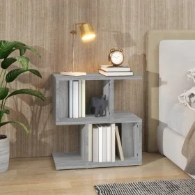 Mesita de noche madera contrachapada gris Sonoma 50x30x51,5 cm de , Mesitas de noche - Ref: Foro24-815830, Precio: 41,87 €, D...