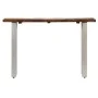 Mesa consola madera reciclada y acero 120x35x76 cm de , Mesas auxiliares - Ref: Foro24-246290, Precio: 150,19 €, Descuento: %