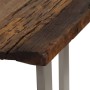 Mesa consola madera reciclada y acero 120x35x76 cm de , Mesas auxiliares - Ref: Foro24-246290, Precio: 153,23 €, Descuento: %