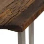 Mesa consola madera reciclada y acero 120x35x76 cm de , Mesas auxiliares - Ref: Foro24-246290, Precio: 150,19 €, Descuento: %
