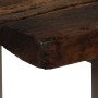 Mesa consola madera reciclada y acero 120x35x76 cm de , Mesas auxiliares - Ref: Foro24-246290, Precio: 153,23 €, Descuento: %