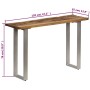Mesa consola madera reciclada y acero 120x35x76 cm de , Mesas auxiliares - Ref: Foro24-246290, Precio: 153,23 €, Descuento: %