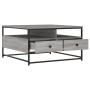 Mesa de centro madera de ingeniería gris Sonoma 80x80x45 cm de , Mesas de centro - Ref: Foro24-835292, Precio: 89,08 €, Descu...