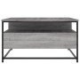 Mesa de centro madera de ingeniería gris Sonoma 80x80x45 cm de , Mesas de centro - Ref: Foro24-835292, Precio: 89,08 €, Descu...