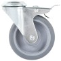 Ruedas giratorias con agujero pasador 4 unidades 100 mm de , Manipulación de materiales - Ref: Foro24-143432, Precio: 27,29 €...