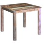 Mesa de comedor de madera maciza reciclada 80x82x76 cm de , Mesas de cocina y de comedor - Ref: Foro24-243452, Precio: 241,47...
