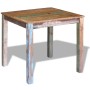Mesa de comedor de madera maciza reciclada 80x82x76 cm de , Mesas de cocina y de comedor - Ref: Foro24-243452, Precio: 241,47...